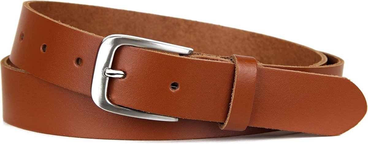 Lederen riem, 3 cm breed, keuze uit verschillende kleuren
