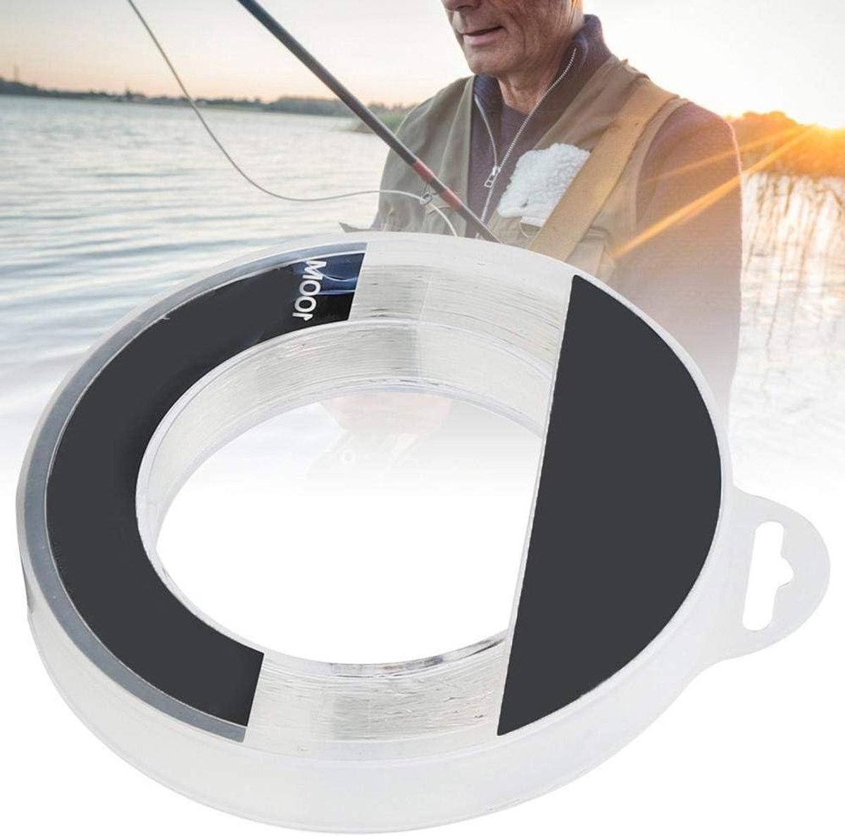 Vislijn Nylon - Visdraad Monofilament - Vissen Op Zee - UV Bestendig - 100m 20# - Transparant Wit