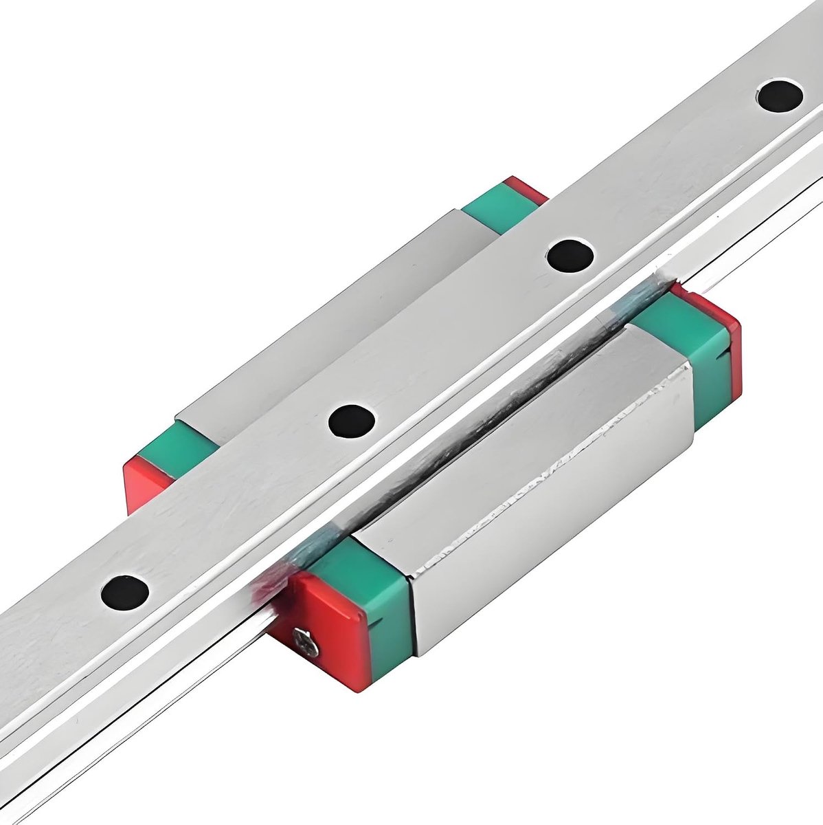 Miniatuur Lineaire Schuifrail Met 1 Stuks Lineair Lager Schuifblok, 250 Mm 300 Mm 400 Mm 500 Mm 550 Mm, Voor Robotarmen, Precisie Meetmachine(500mm)