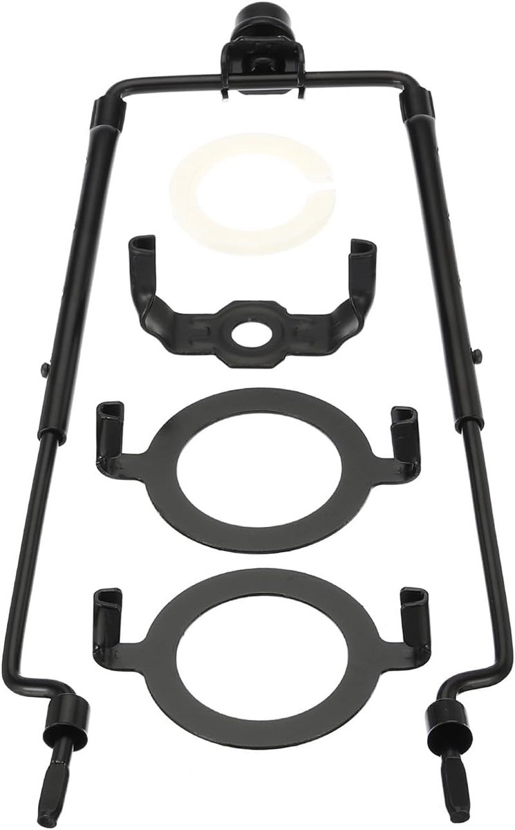 8 9 10 11" Lamp Harp Kit met eindstuk 1 Set Verstelbare Lampenkap Beugel Houder met 3/8 IP E14 E26 E27 Verlichting Fitting voor Tafel Vloer Lamp Zwart