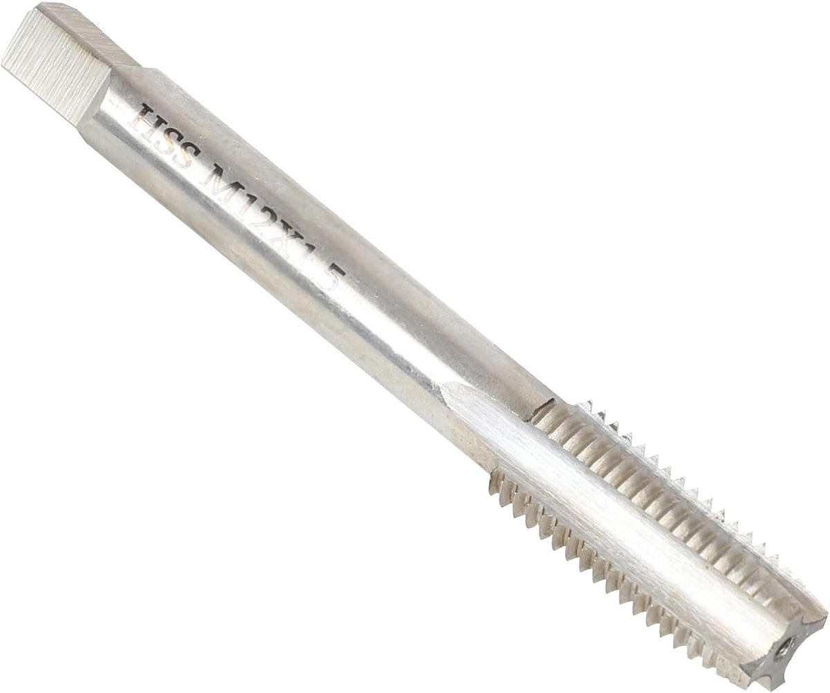 Universele Schroefdraadboor Rechte Gegroefde Voor Tapmachine Doorgangsgaten (M12x1.5mm)