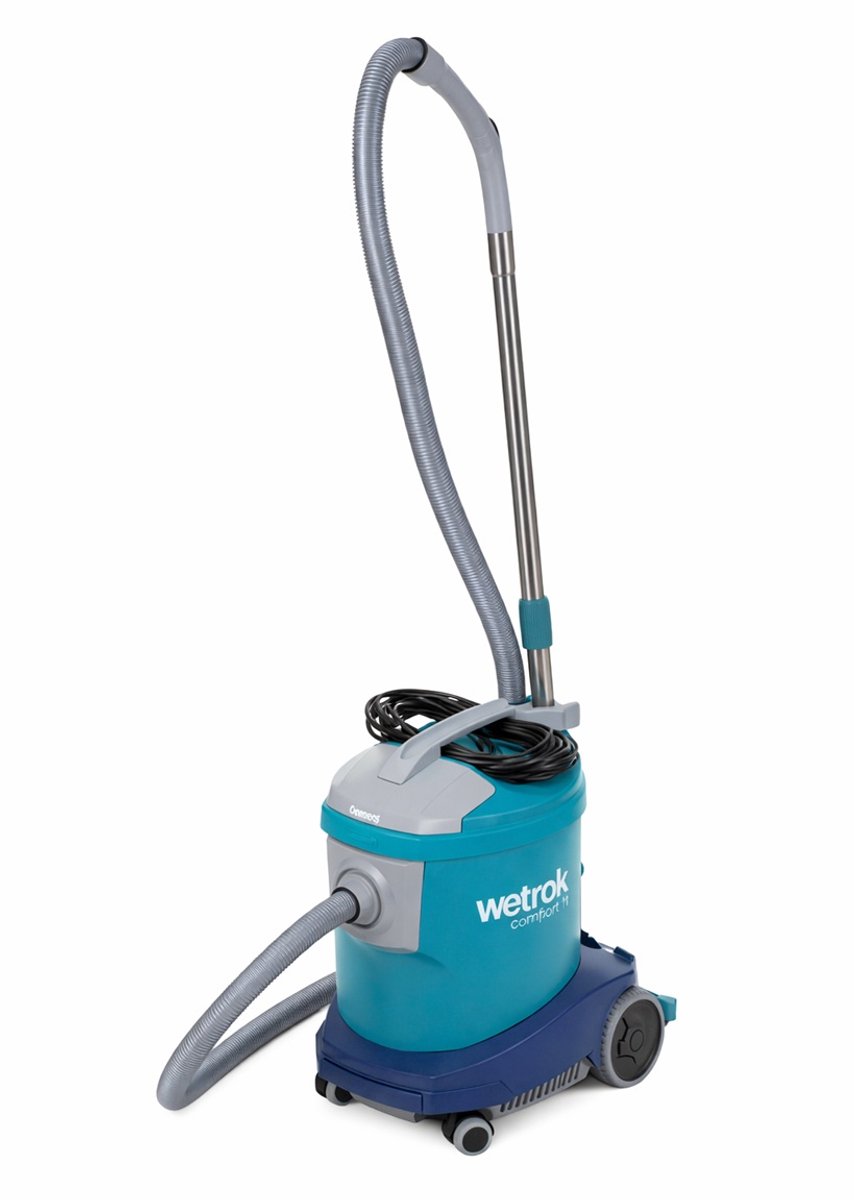 Wetrok Comfort 11 COMPLEET PAKKET, Krachtige Zuigkracht, Professionele Stofzuiger – 900W – Zeer Stil (56 dB) – 12 m Kabel – Industriële Stofzuiger