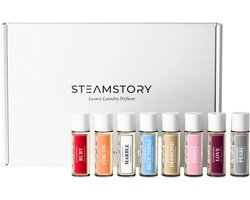 SteamStory Luxe Wasparfum Proefpakket 8×15 ml - Ontdek 8 luxe geuren van fris tot warm
