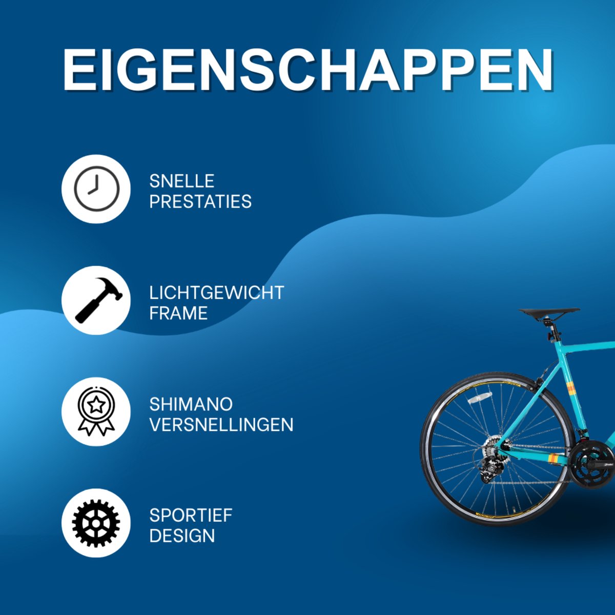 Happiq Racefiets - Voor heren thumbnail 4