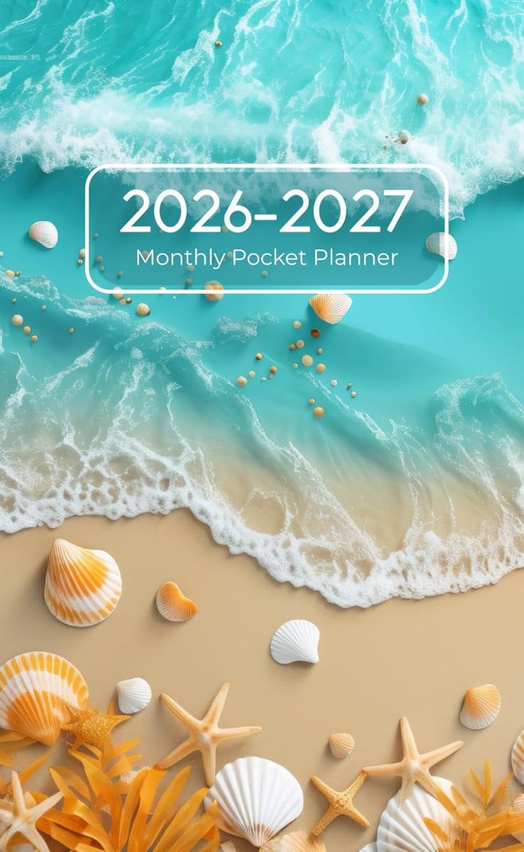 Pocket kalender 2026-2027 - Maandplanner - 2 jaar overzicht - Ideaal voor planning - ShopVlot