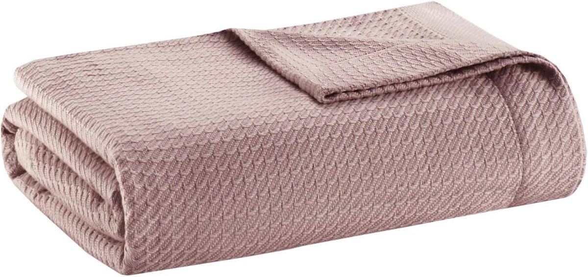 Dekbed 274 x 229 cm - 100% Egyptisch katoen - Ademend waffle breisel - Zacht en comfortabel voor elk seizoen - ShopVlot