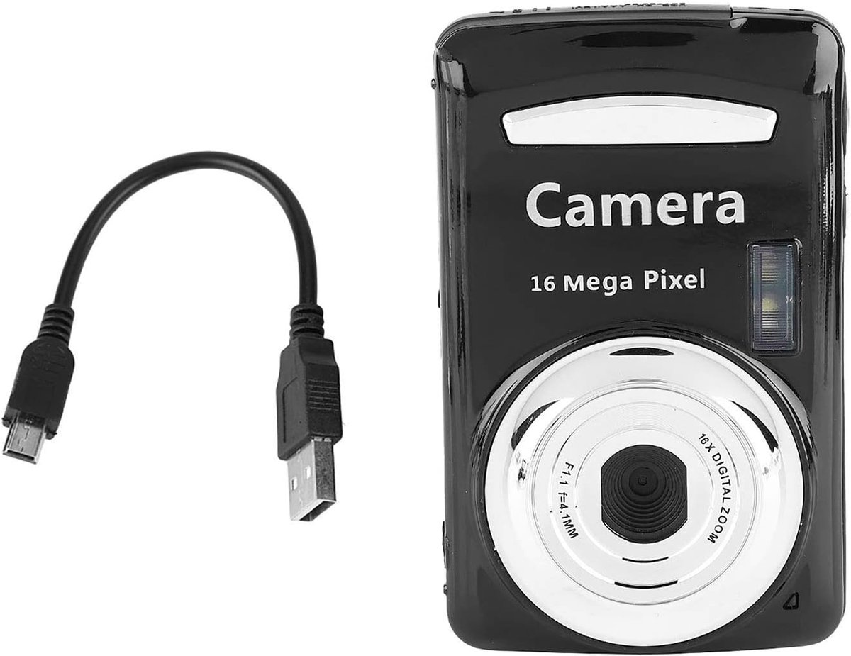 Mini digitale camera 2.4 inch - 16MP 720P 30FPS - 16X zoom - perfect voor onderweg - ShopVlot