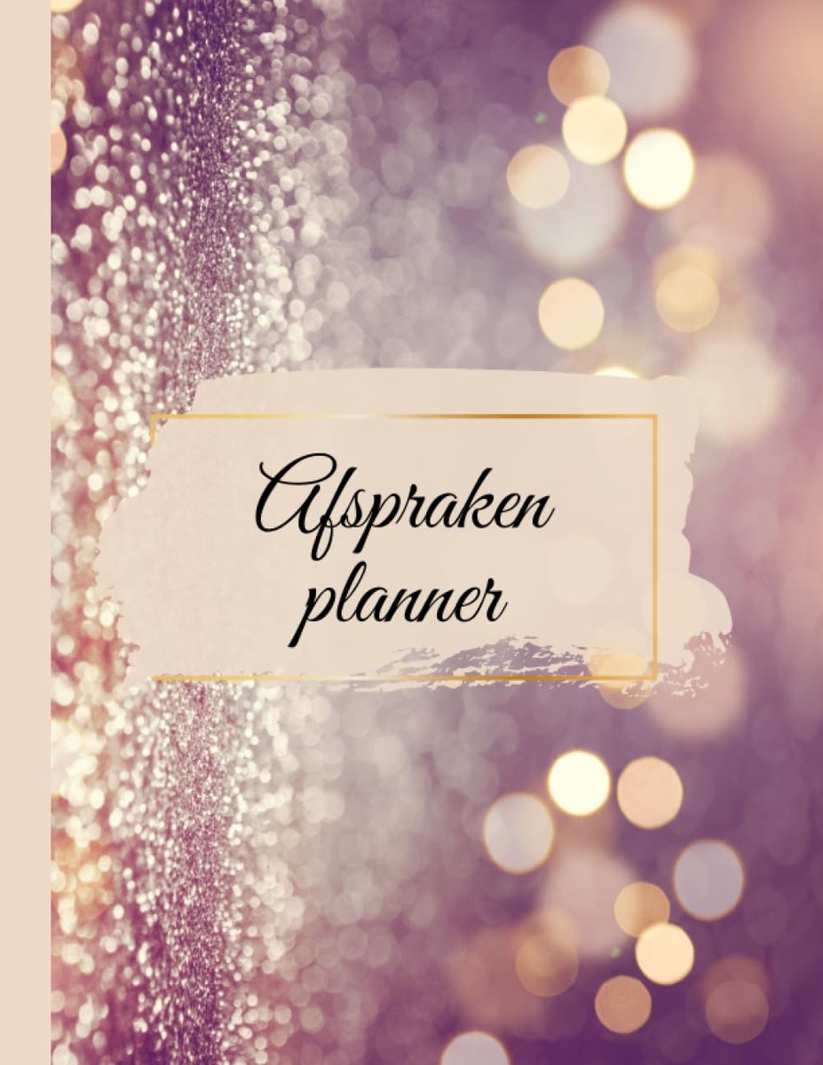 SnelShoppen - Afsprakenplanner Professionele Agenda voor Kapsalon en Make-up Artiest - Ongedateerd met 15 min Intervallen - A4 8,5x11 inch