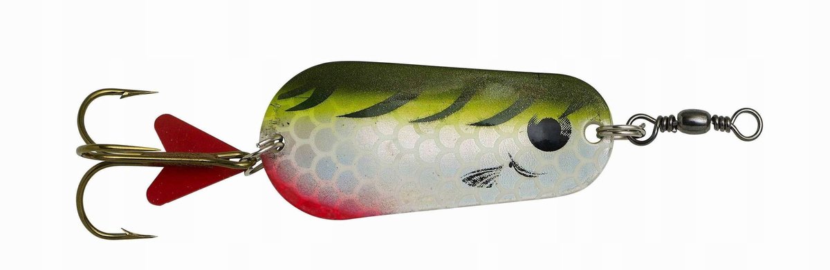 Merkloze Spinnerbait 6,5cm 30g - Olive/Char, ideaal voor snoek