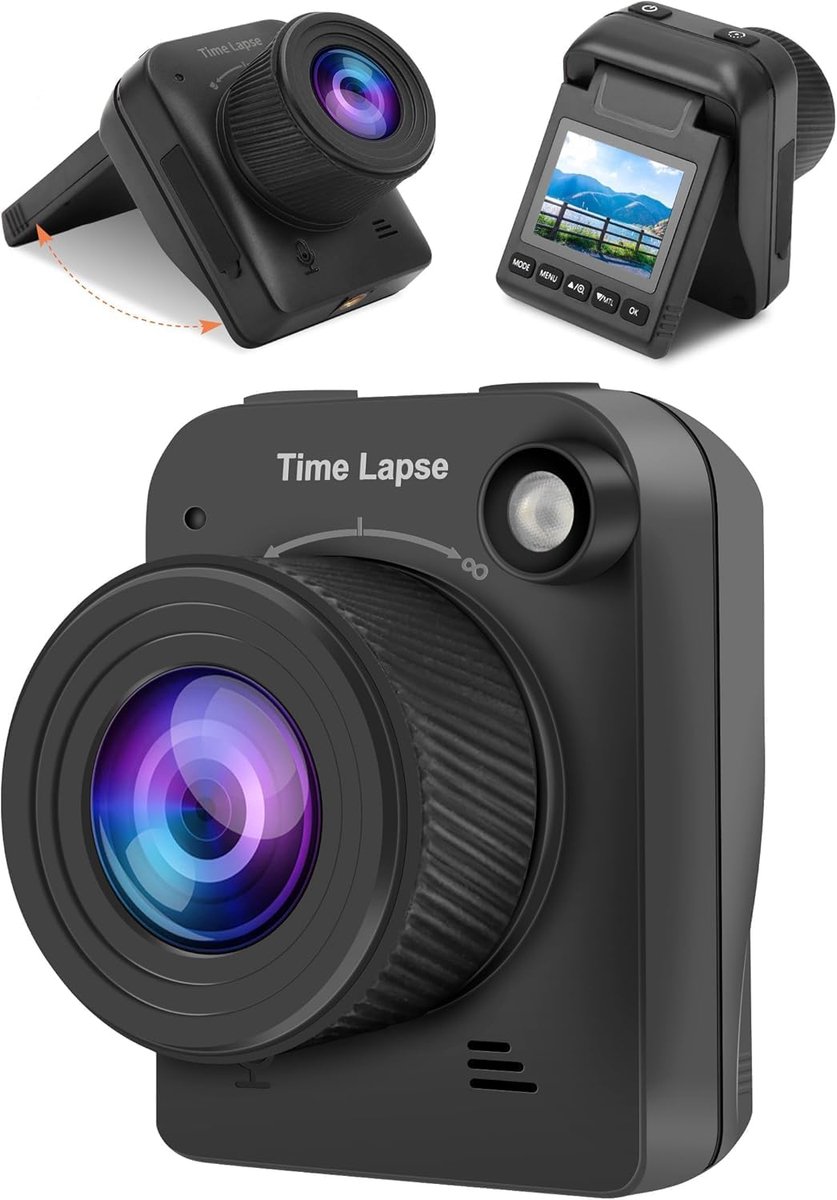Time Lapse Camera 4K 32MP - 2.0 Inch LCD Scherm - IP66 Waterproof - Ideaal voor buitenopnames - ShopVlot