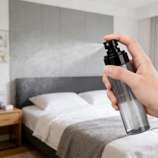Sprayflessen set van 6 - 50 ml - transparant zwart - fijne nevelspuiter voor cosmetica - ShopVlot — afbeelding 4