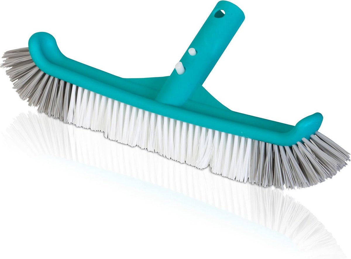 Zwembadschoonmaakborstel 25 cm - Zwart - Voor dieptereiniging zonder schade - Ideaal voor wanden en bodem - ShopVlot