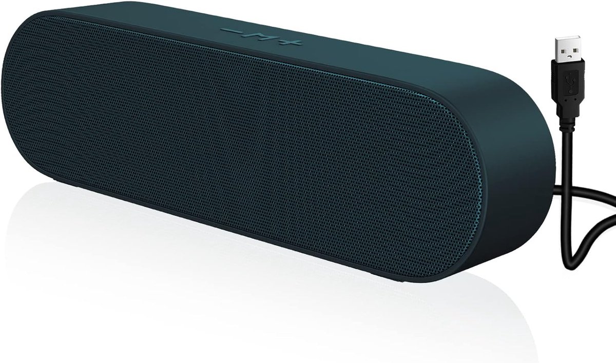 PC speaker met diepe bas - USB mini soundbar voor laptop/desktop - uitstekende geluidskwaliteit - eenvoudig in gebruik - ShopVlot
