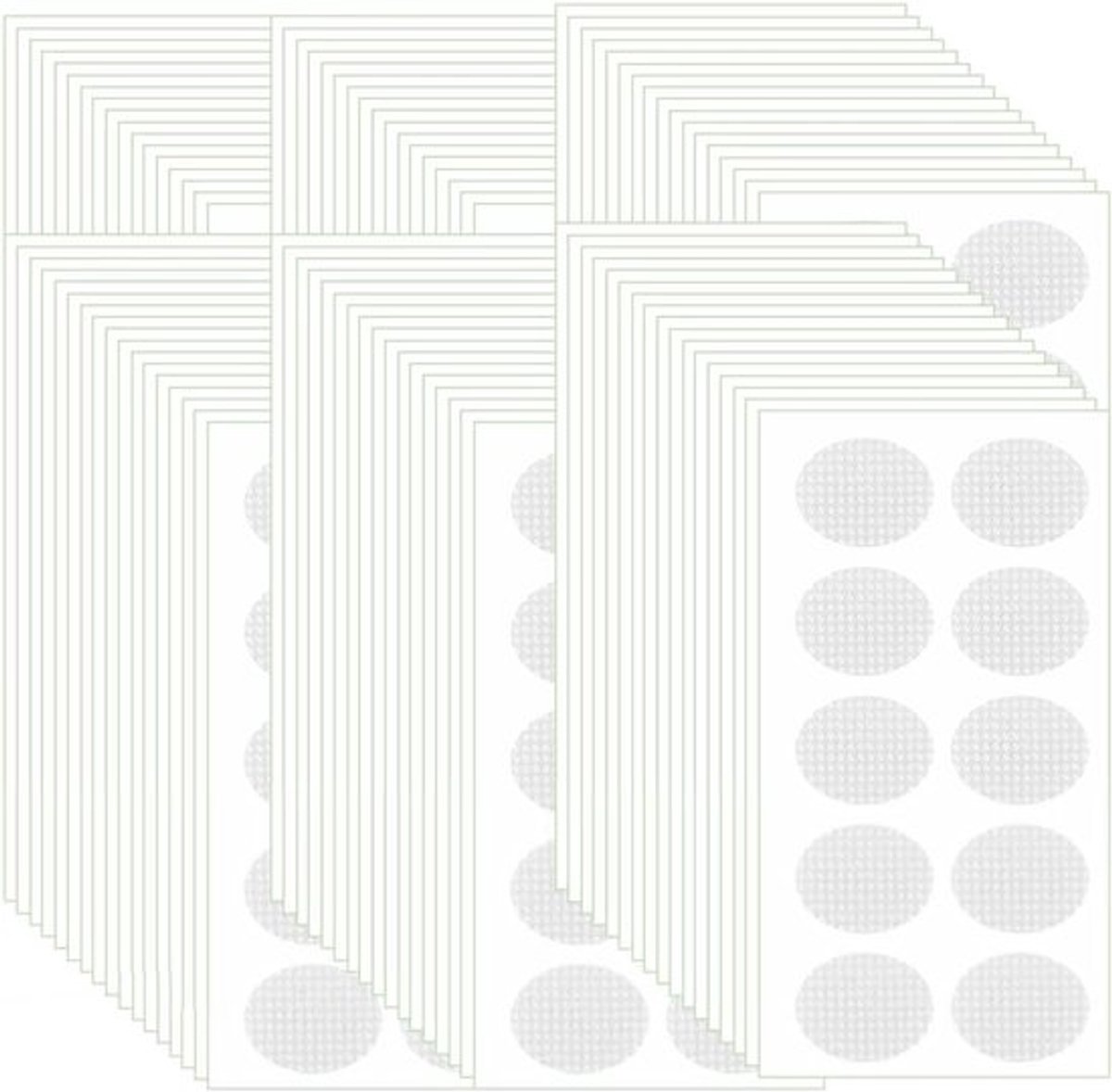 300 Stuks Transparante Oorlel Stickers voor Stabilisatie en Ondersteuning