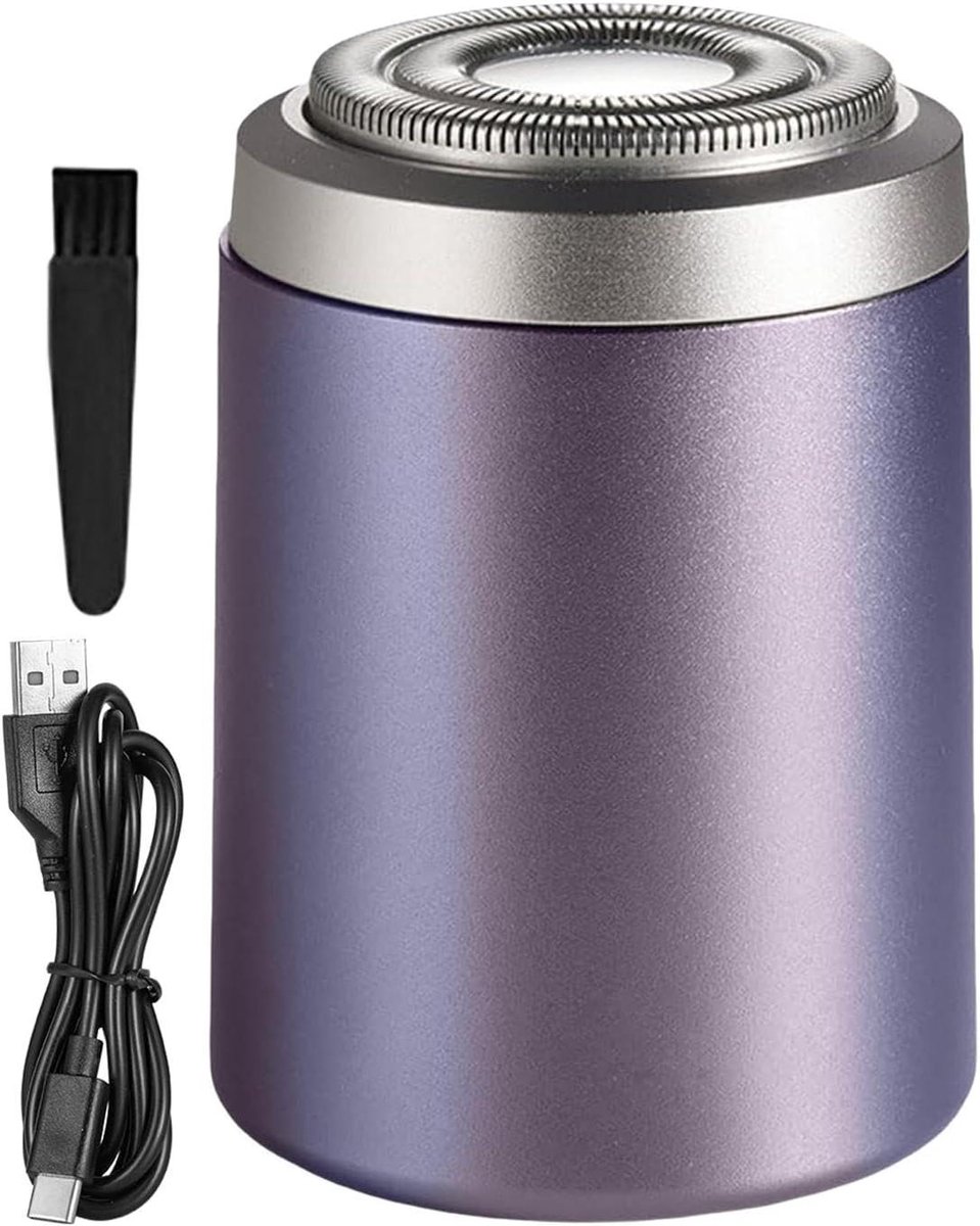 Baardtrimmer - Snor trimmer - Reizen en Verzorging - 6600 tpm motor - Compact formaat - Zilver