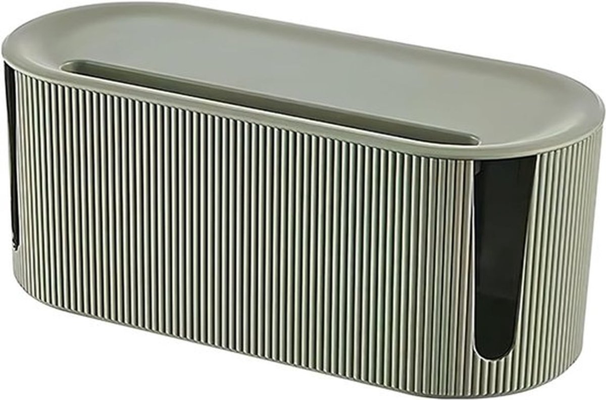 Organizer - Kabelboxen - Kabeldoorvoer bureau - - voor bureaus、 werkbladen - Organizer Om Kabels En Stekkerdozen Te Verbergen - Groen