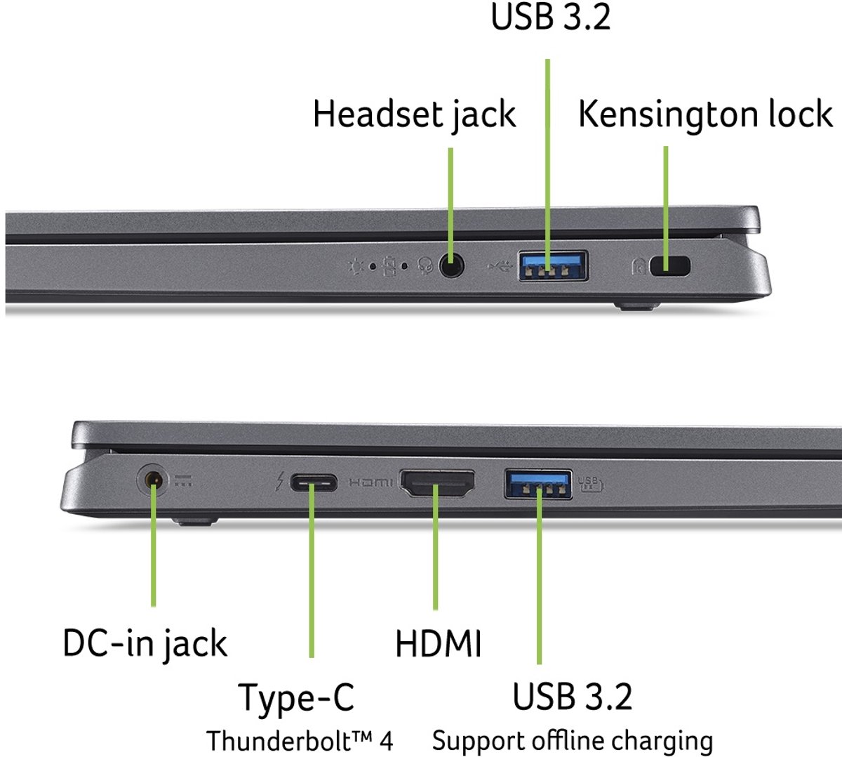 Aspire 17 Core 7 - 32GB RAM, 1TB SSD, verlicht toetsenbord thumbnail 3