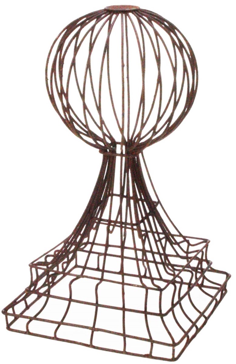 Decoratieve trellis, metaal 17,5x17,5x30cm