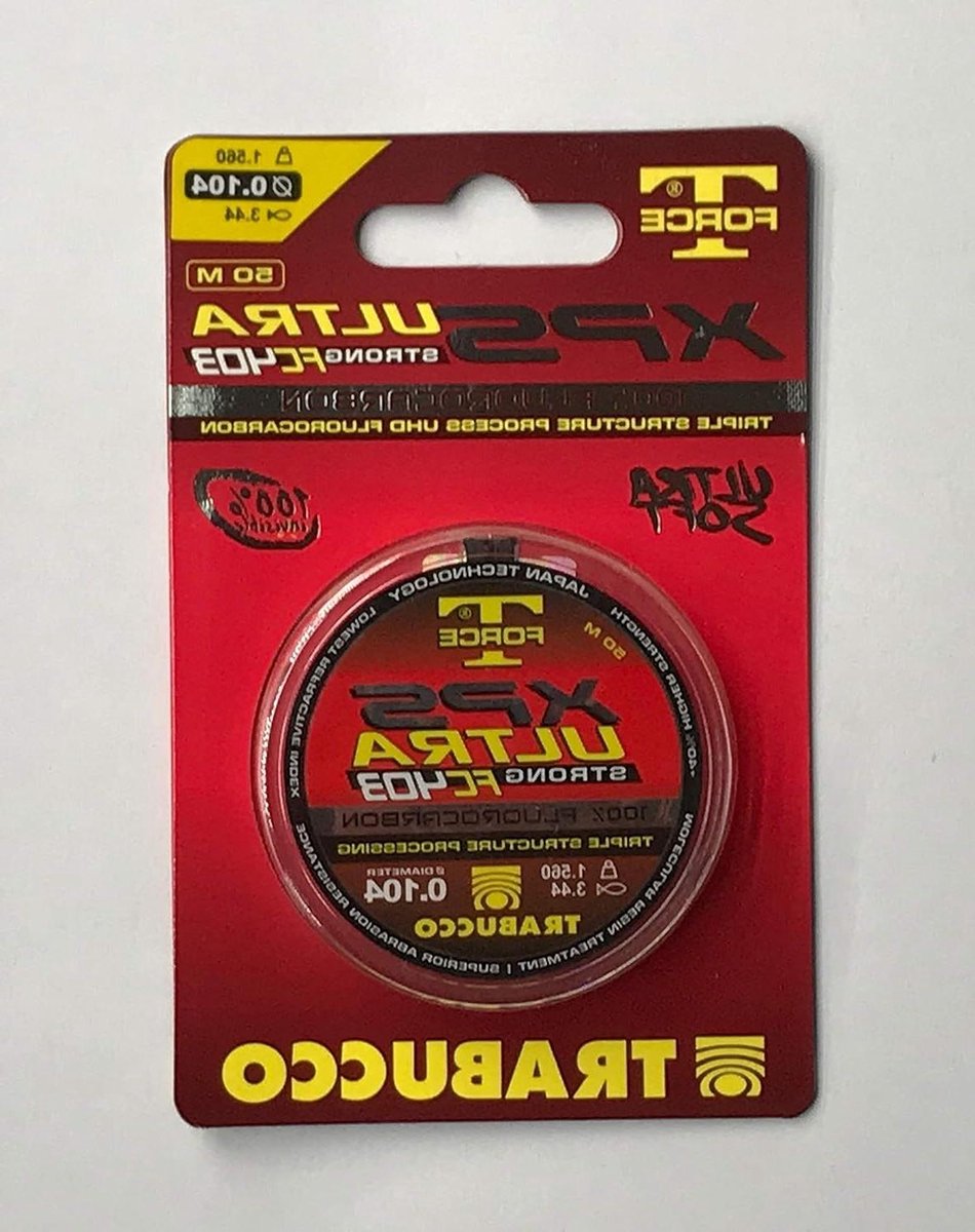 Vislijn - Fluorocarbon lijn - Vissen - Ultra sterk - 0104 mm 50 m - Transparant