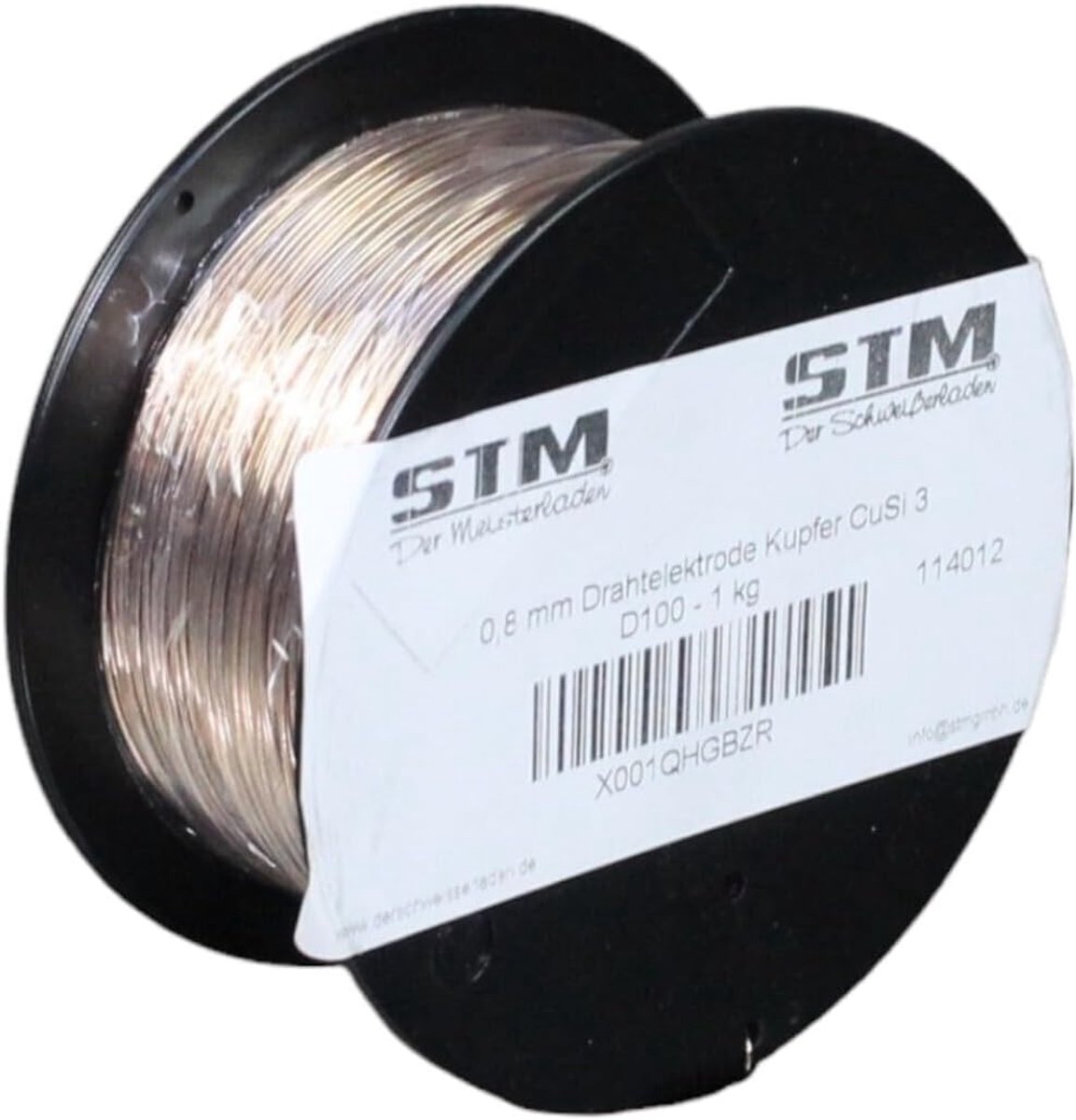 Lasdraad 0.8mm 1kg - CuSi3 kopersilicium - D100 spoel - Geschikt voor MIG lassen - ShopVlot
