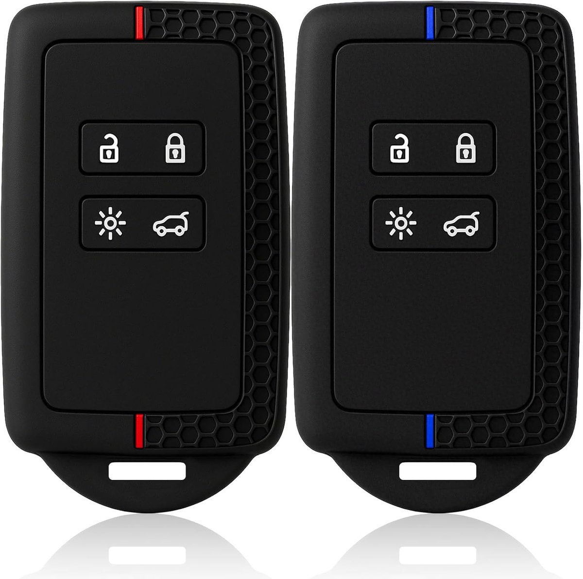 Autosleutelhoes voor Renault - TPU en silicone - 4 sleutels - Bescherming en stijl - ShopVlot