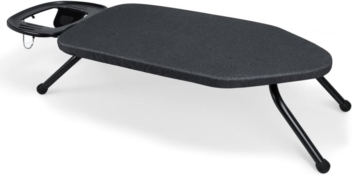 Strijkplank voor tafel 36 x 64 cm - Vouwbaar - Met strijkijzerhouder - Ruimtebesparend - ShopVlot