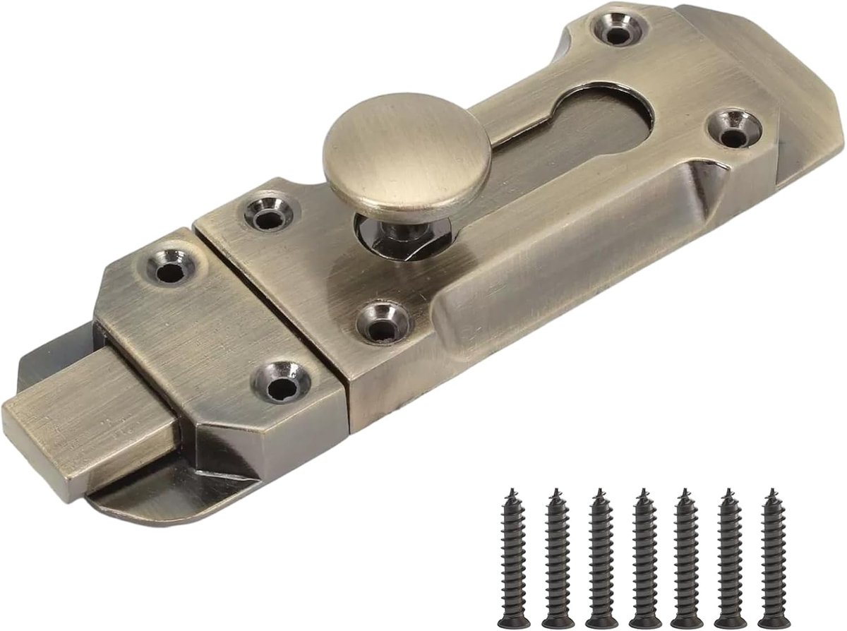 Deursluiting 3 Inch - Zinklegering - Veiligheidslock - Ideaal voor tuinpoort - ShopVlot
