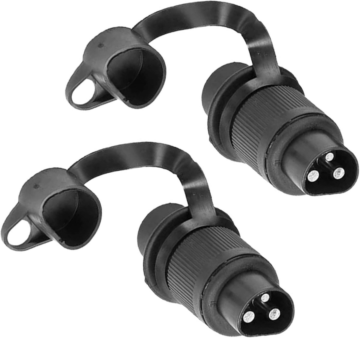 3-pins tractor stekker 12 V - waterdicht - voor trailers en landbouwmachines - hoogwaardige messing pinnen - ShopVlot
