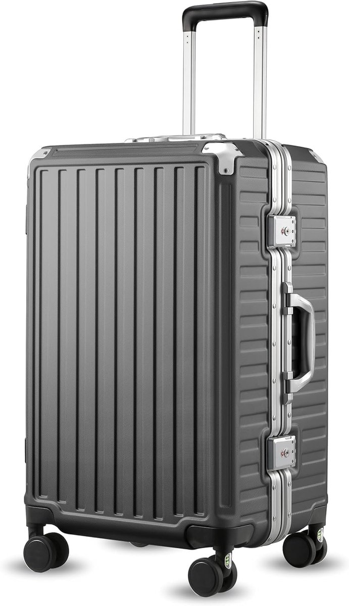 Trolley Koffer 68.5 cm - Hard Shell Aluminium Frame - Modern ontwerp - Ideaal voor reizen - ShopVlot