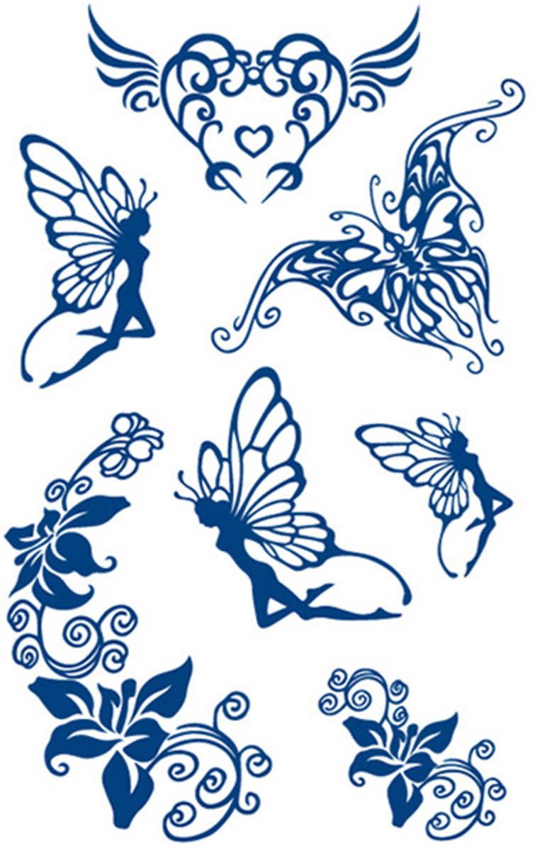 Tijdelijke tattoo Fairy Whispers Set 2 weken
