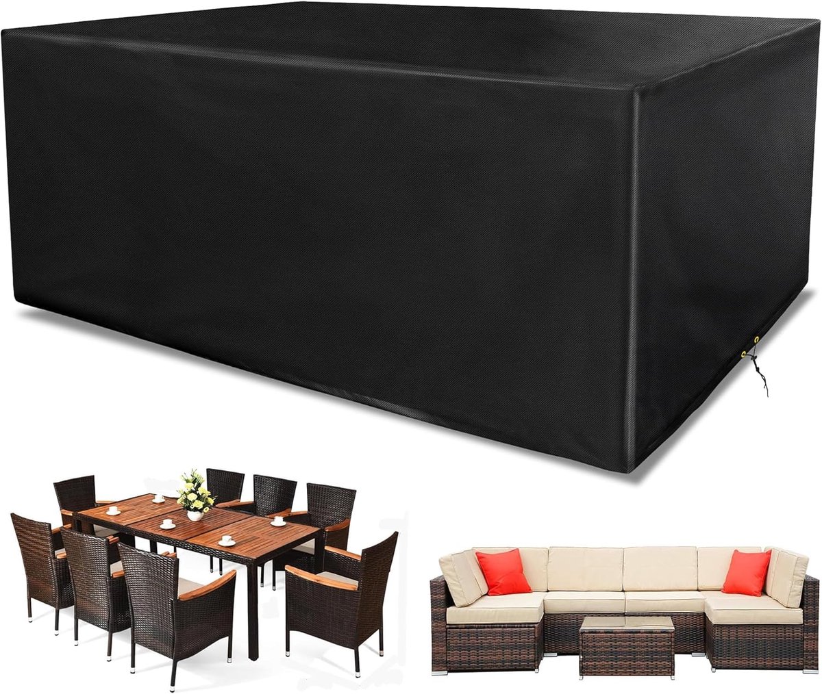 Tuinfurniture cover - winterbestendig - 420D Oxford stof - weerbestendig en UV-bescherming - ShopVlot