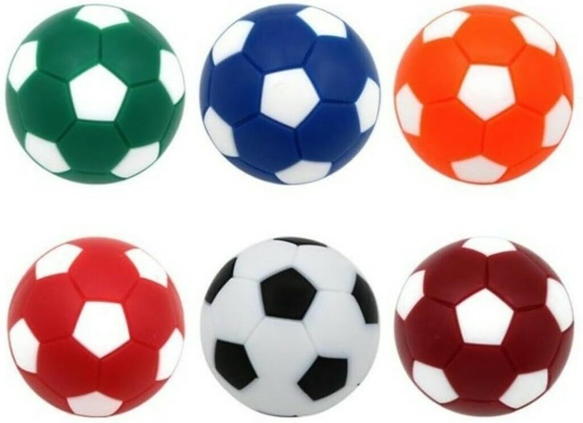 Tafelvoetbalballen 32mm - Multi-kleur - Duurzaam ABS plastic - Perfect voor tafelvoetbalplezier - ShopVlot