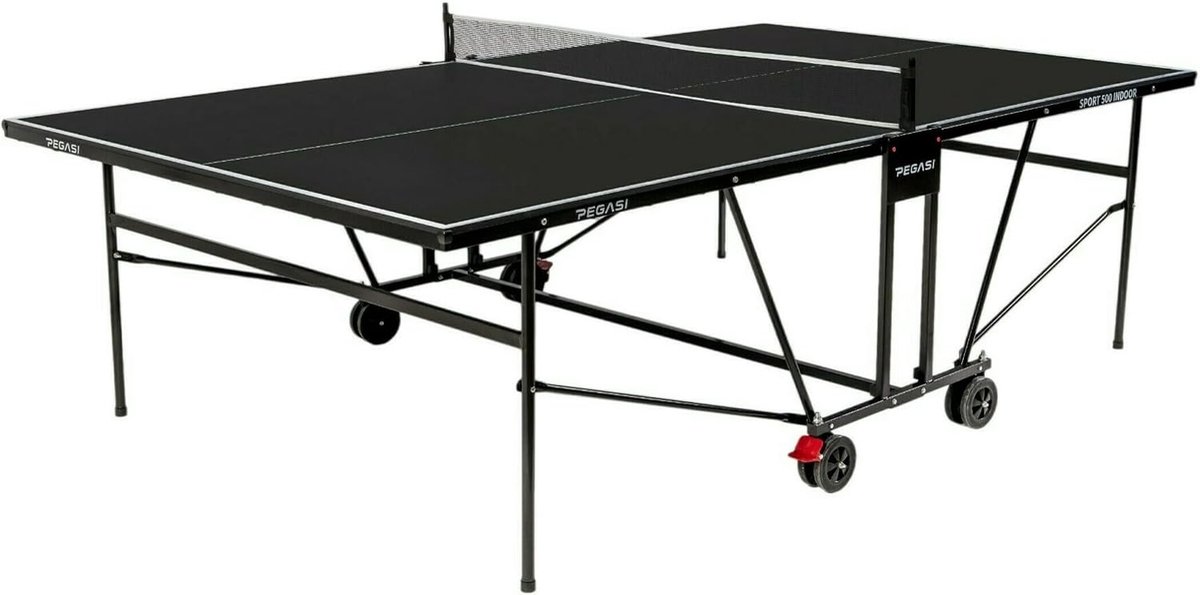 Tafeltennistafel Pegasi 500 Indoor - Zwart - Inklapbaar - Perfect voor thuisgebruik - ShopVlot