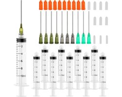 Lijmsproeier 10ml Met Blunt Tip - 14Ga, 16Ga, 18Ga Naalden - Voor Precisie Lijmtoepassingen - ShopVlot
