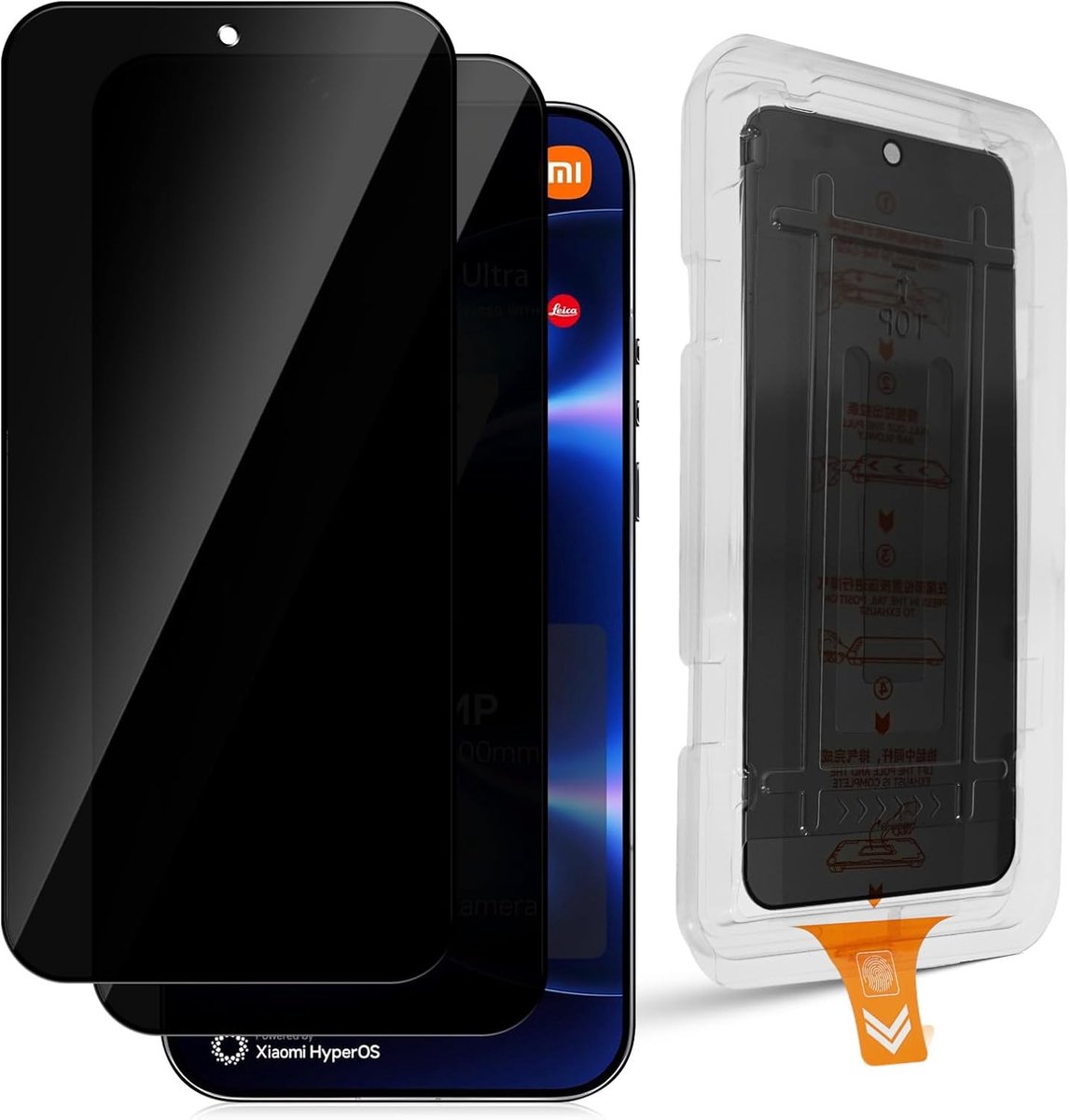 Inkijkbescherming voor Xiaomi Mi 17 Ultra 5G - 9H hardheid - anti-kras privacyfolie - eenvoudig te installeren - ShopVlot