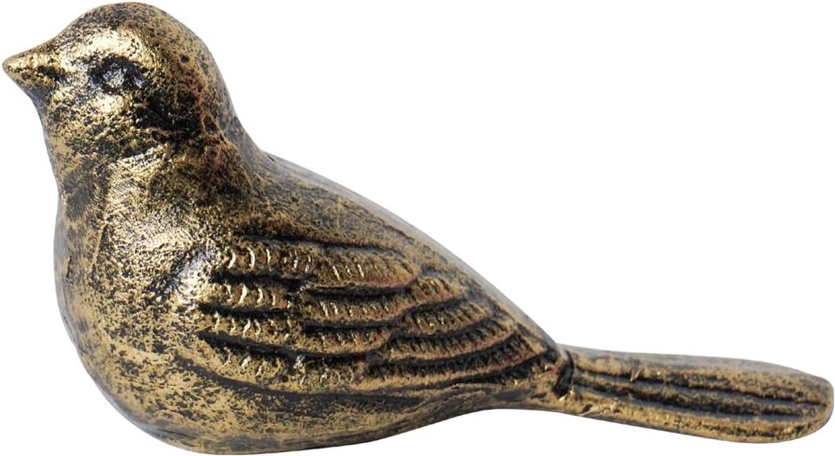 Deurstopper gietijzer - antiek brons - decoratief vintage - voorkomt boren - ShopVlot