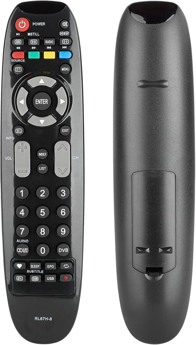 Afstandsbediening voor Changhong LED Saba TV - Vervangend model - Compatibel met diverse types - Eenvoudig in gebruik - ShopVlot