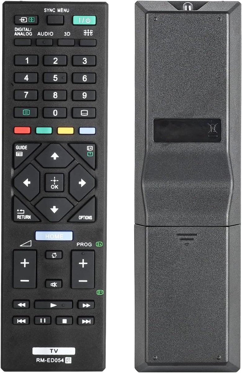 Afstandsbediening RM-ED054 - Compatibel met Sony TV's - Eenvoudig in gebruik - Perfect voor vervanging - ShopVlot
