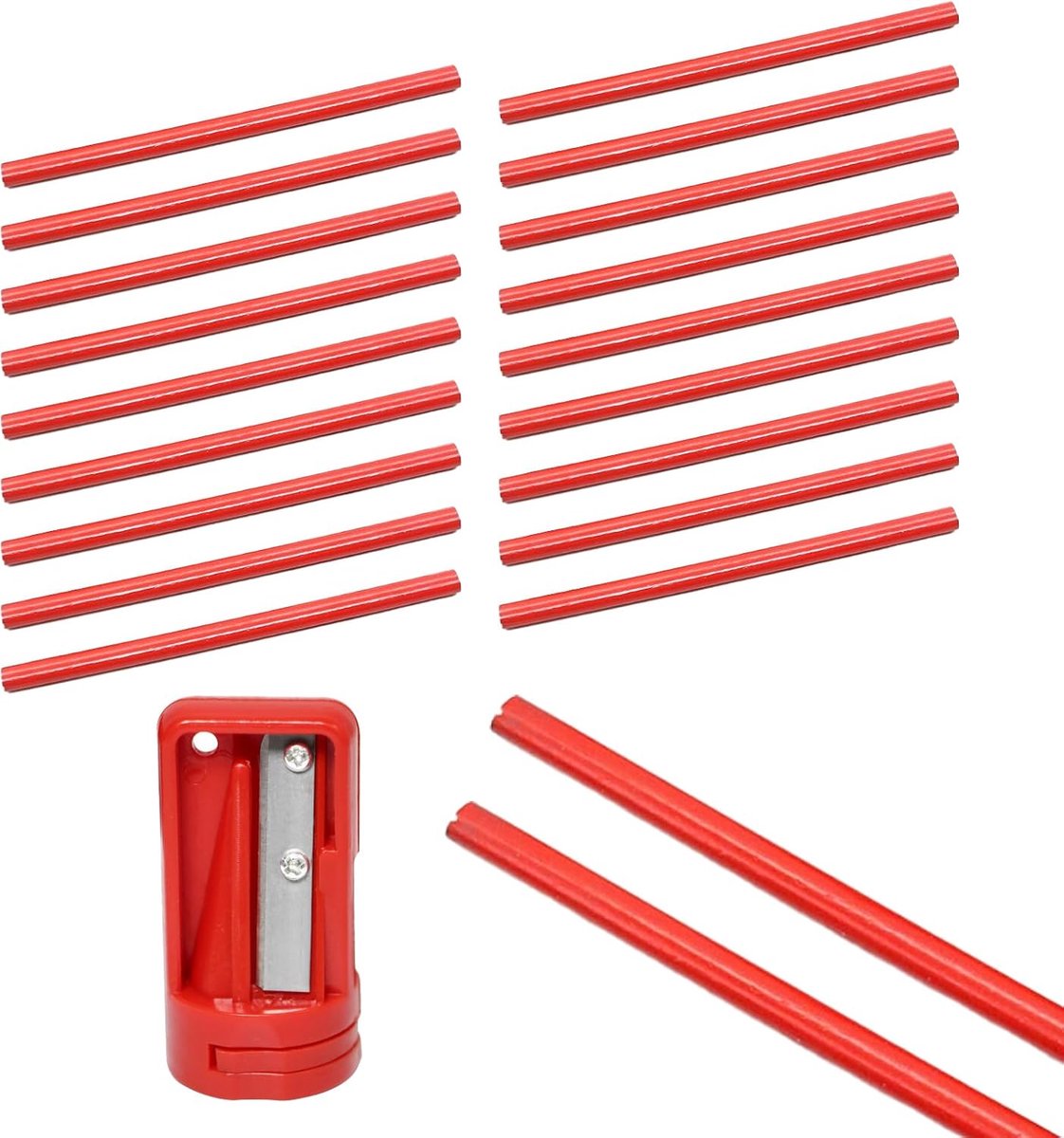 Timmermanspotloden 20 stuks - Houtskool - Voor precisie en markering - ShopVlot
