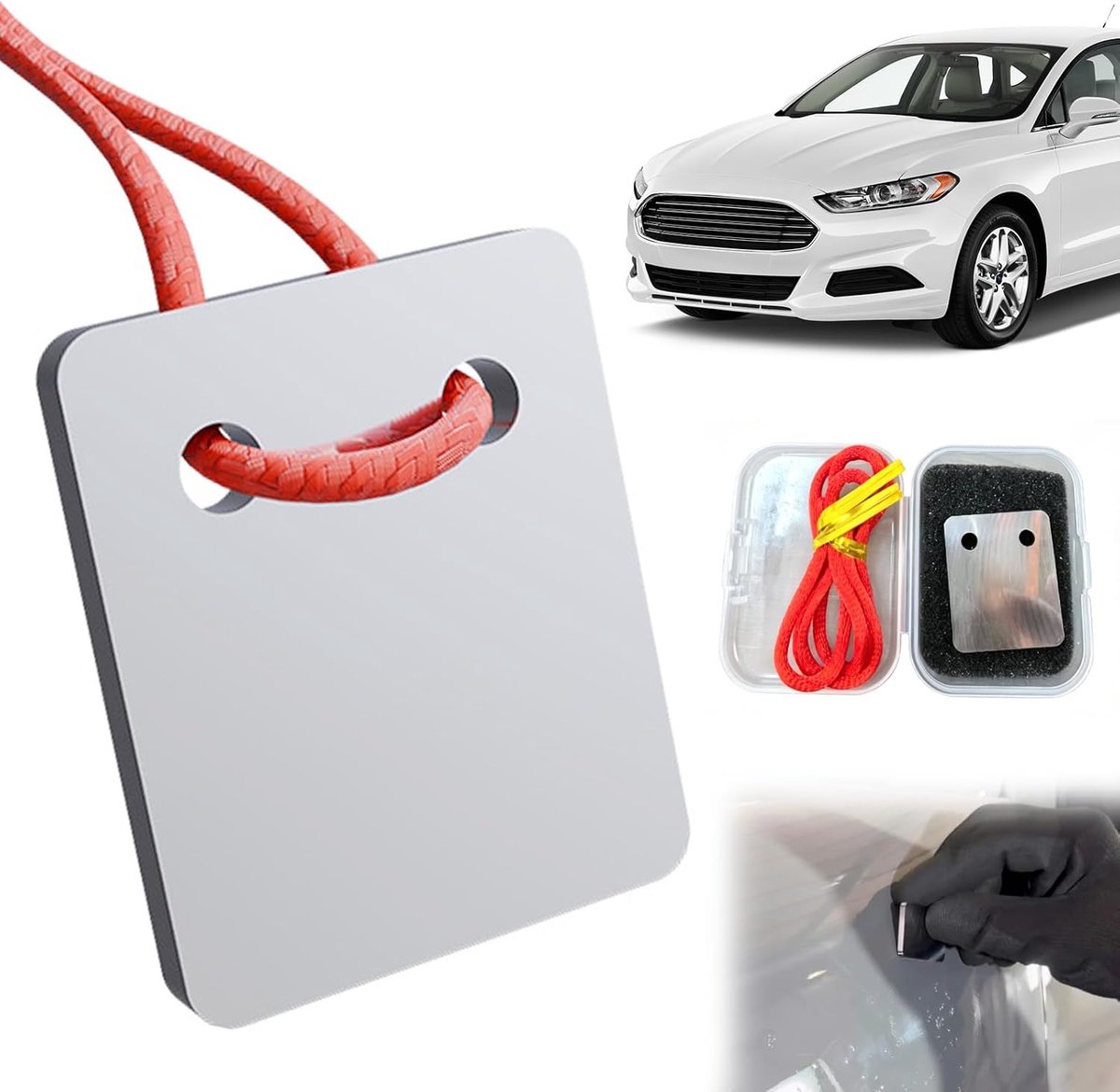 Autolakschraper - concave werkkant - voor precisie slijpen - ideaal voor auto onderhoud - ShopVlot