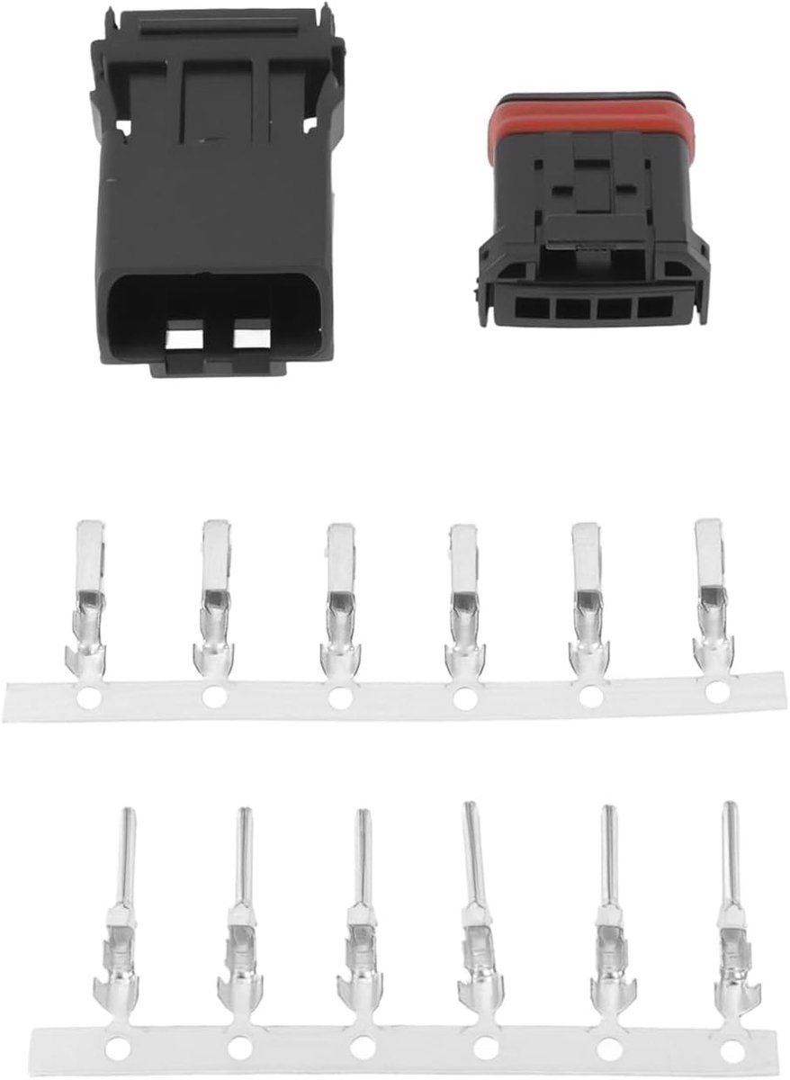 SnelShoppen - 5 Sets 4 Pin Motorfiets Auto Male Female Connector Plug Kit - 4 Draad Verbinder Handlebar Wiring - Vervangingsset voor H-arley Davidson
