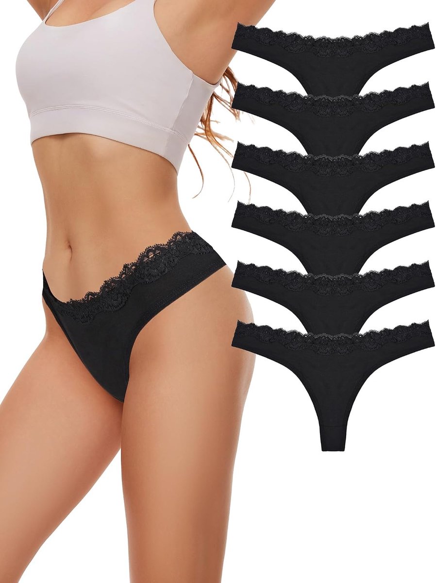 Dames Thong Ondergoed - Katoen - Sexy en Ademend - Perfect voor Elke Dag - ShopVlot