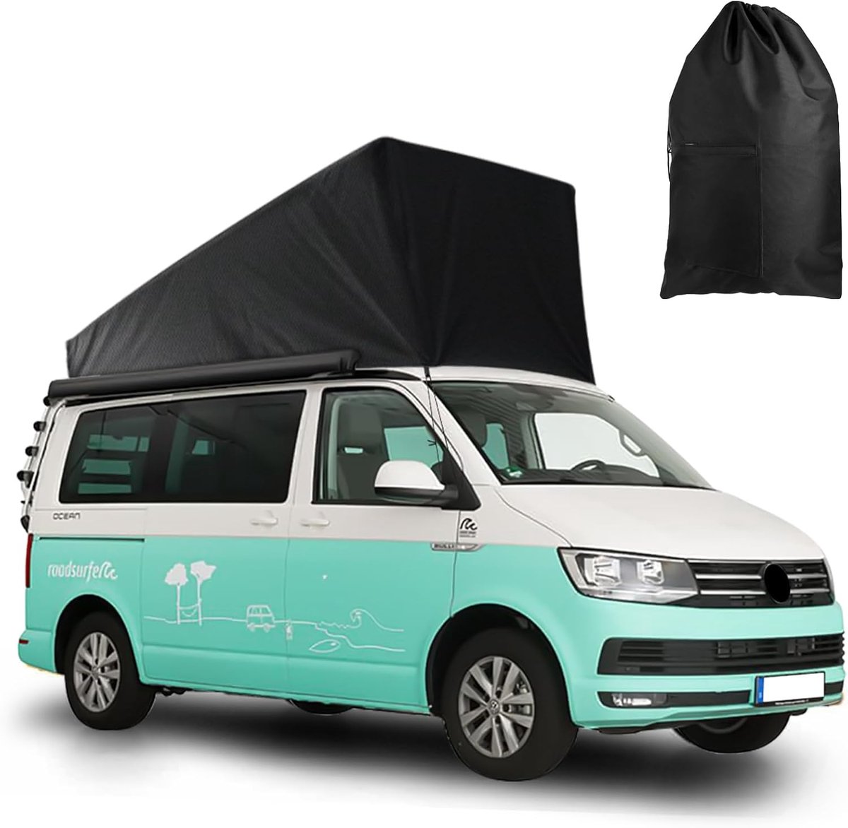 Pop-Top dakbescherming VW T6.1 - Weerbestendig - Voor slaapdak - Bescherming bij regen - ShopVlot