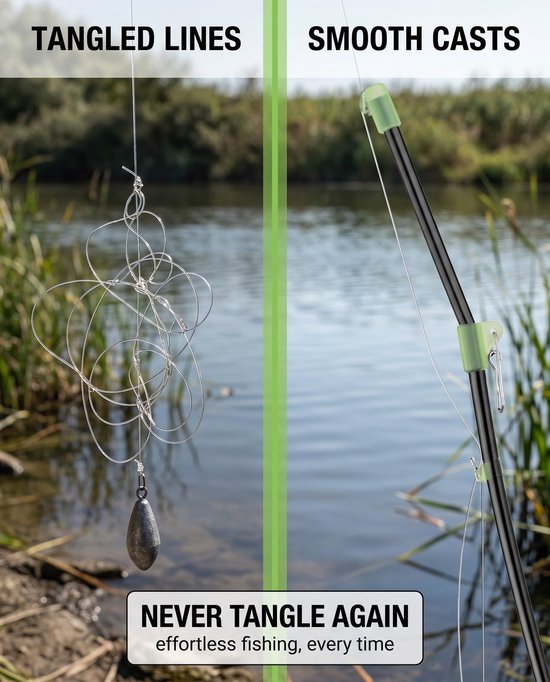 Fishing Anti Tangle Boom Set 20 stuks - Vissen Accessoires - Buisjes Anti Tangle - Ideaal voor karpervissen - ShopVlot — afbeelding 2