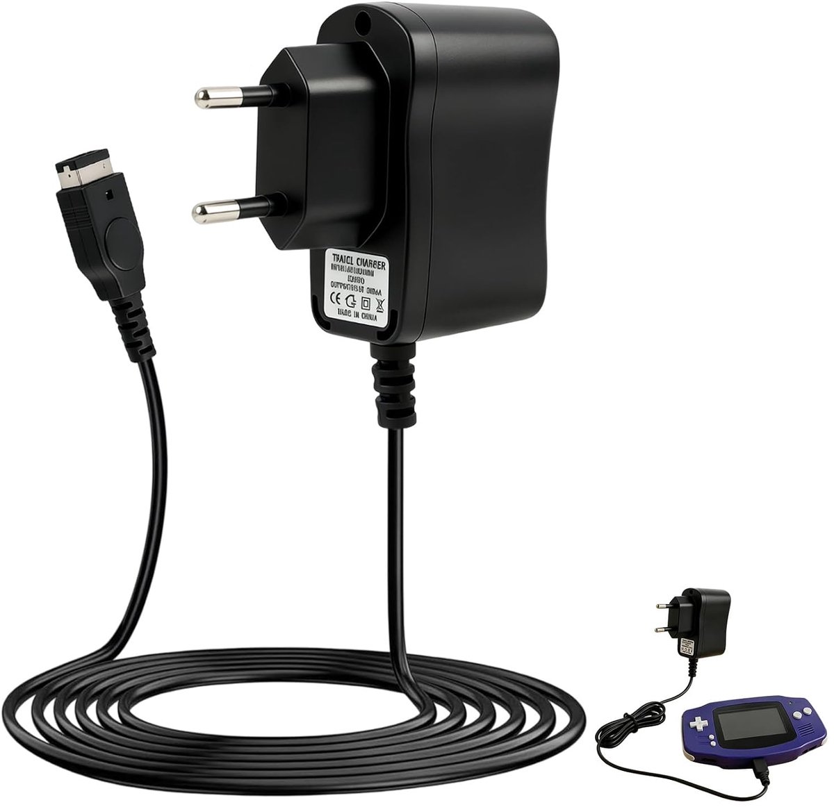 Portable Charger Gameboy Advance SP - 110 cm Kabel - EU AC Adapter - Veilig en snel opladen - ShopVlot