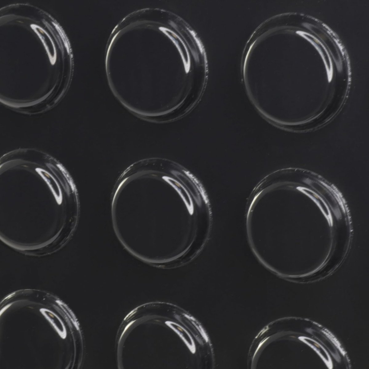 Bumpers 19 mm - zelfklevend - zwart - ideaal voor zwaardere apparaten - ShopVlot