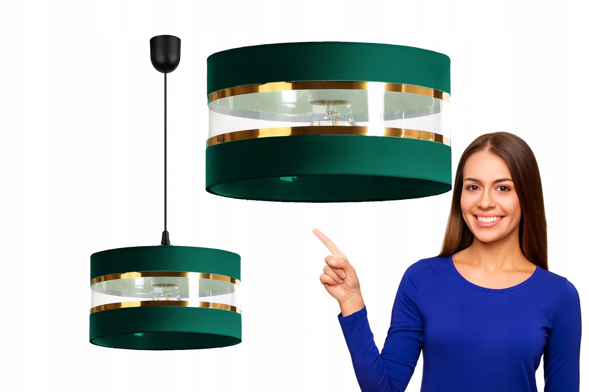 Hanglamp met stoffen kap, diverse kleuren, E27 fitting, max. 30cm 80 cm