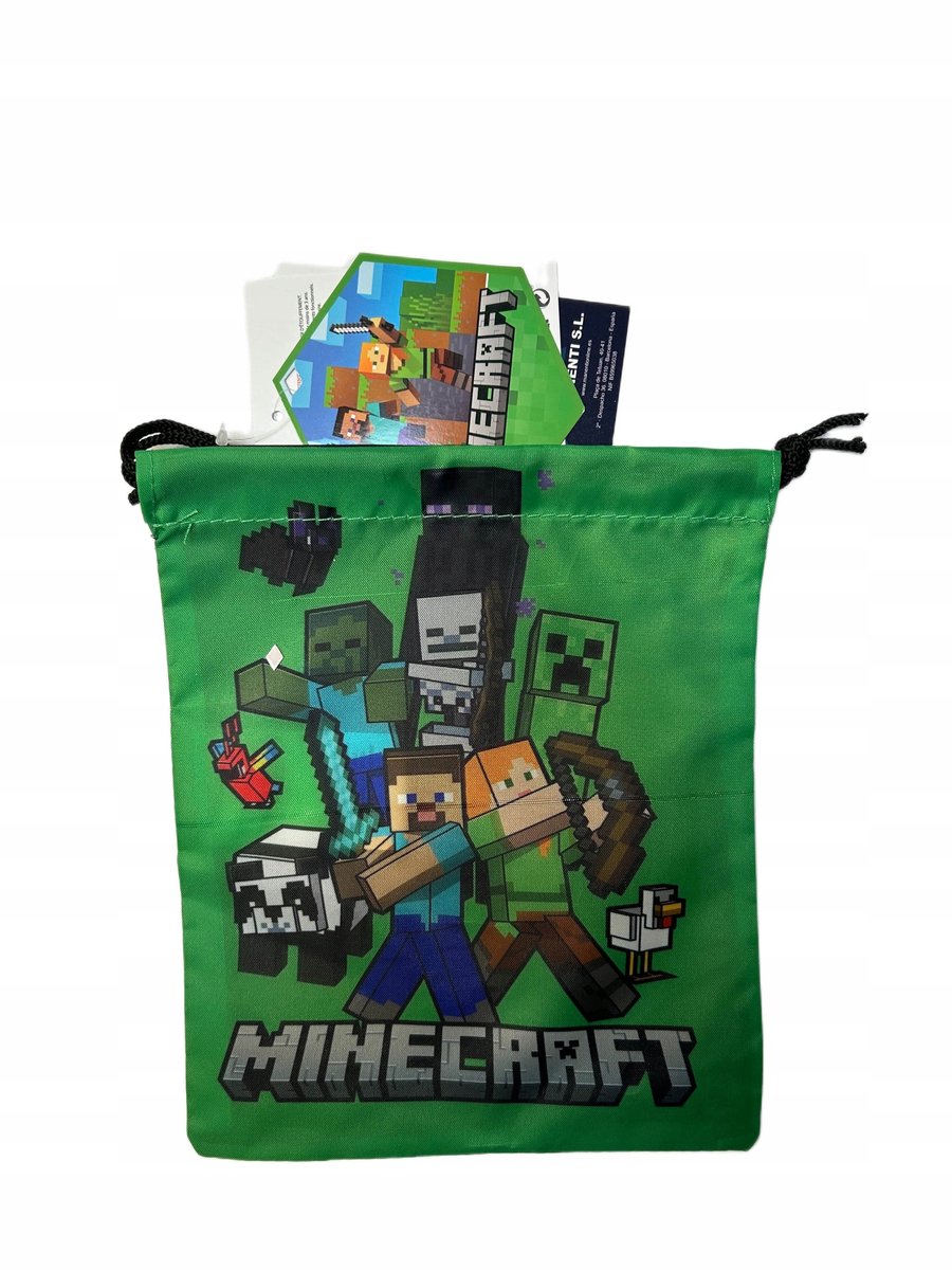 Minecraft Kinderrugzak - Lunchtas / Gymtas