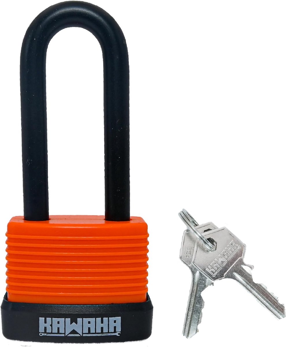 Hangslot 40mm - Aluminium - Waterdicht - Hoog beveiligd voor garage - ShopVlot