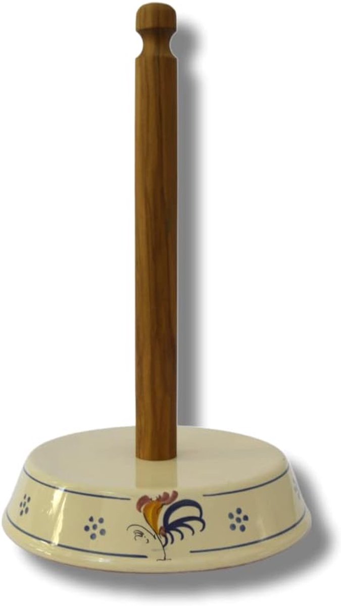 roll holder - krasbestendig emaille - vaatwasmachinebestendig - ideaal voor gebruik - ShopVlot